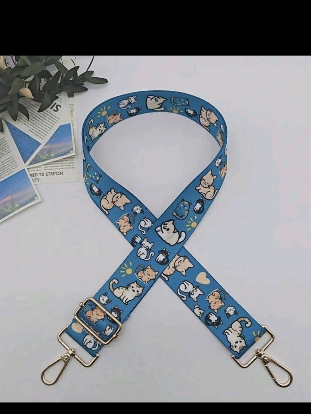 Purse Guitar Cat Decor Strap NEW